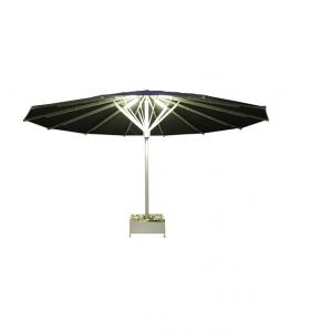 2019 Dia 7m 6*6m Outdoor Customized Size Heavy Duty Giant Parasol with LED lights